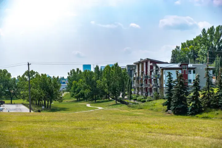 Highland Park community in Calgary